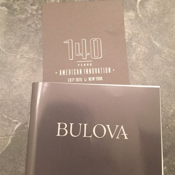Bulova silver watch